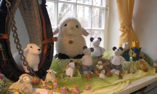 Am Ostersonntag, 1. April, können Kinder und Junggebliebene ihre Geschicklichkeit am großen Osternest im Heimathaus Alte Mühle unter Beweis stellen. Foto: Förderkreis Heimathaus