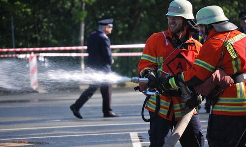 Am vergangenen Sonntag hieß es für die Ortsfeuerwehren „Wasser marsch". Fotos: Feuerwehr Braunschweig