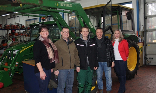 Nicole Rudbach, Martin Schuhmann, Marcel Bendlin, Karsten Scholten und Sandra Heinath Foto: Agentur für Arbeit Helmstedt