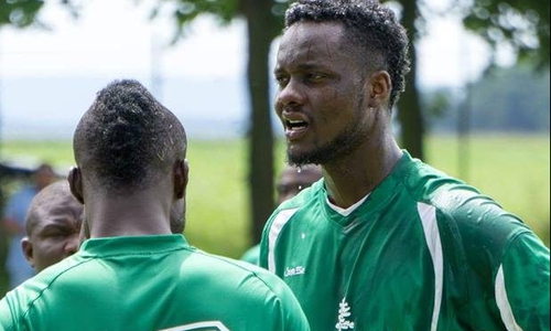 Demba Camara trägt künftig Schwarz-Gelb und geht in der Oberliga auf Torejagd. Foto: Steffen Köppe/Panthers Veltheim