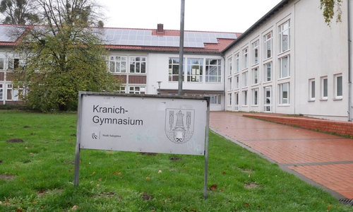 Das Kranich-Gymnasium. Foto: Alexander Panknin