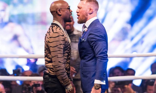 Mayweather vs. McGregor: Das größte Box-Spektakel aller Zeiten. Foto: imago/ZUMA Press; Text: Frederik Dippe