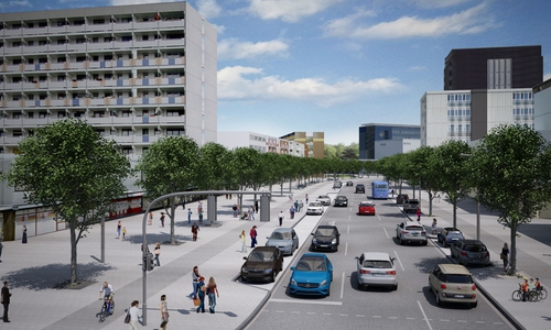 Projekt "Umbau Albert-Schweitzer-Straße". Foto: Stadt Salzgitter