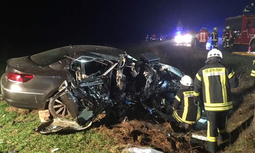 Eine Person wurde bei dem Unfall schwer verletzt. Foto: Samtgemeindefeuerwehr