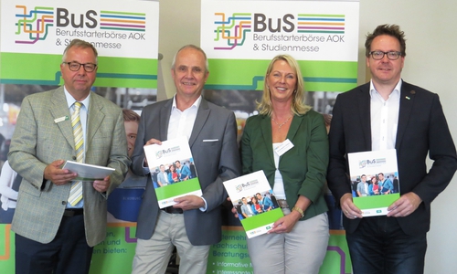 Bei der Berufsstarterbörse AOK und Studienmesse 2019 wird an zwei Tagen über Berufs- und Ausbildungsoptionen in der Region informiert. Foto: AOK