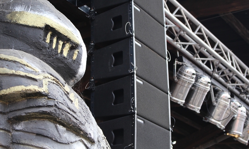  Der Mittelalterhof bot passende Atmosphäre für das Festival.