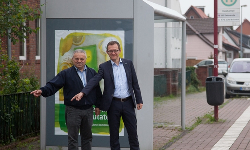 Hier soll der neue Postbriefkasten hin. Foto: WMG