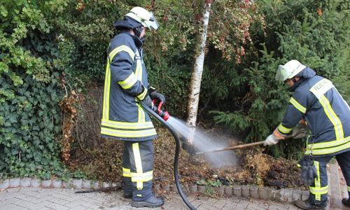 Das Feuer war schnell abgelöscht. Foto: Freiwillige Feuerwehr Hohenhameln