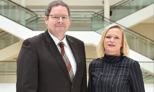 Marcus Bosse und Dunja Kreiser. Foto: SPD