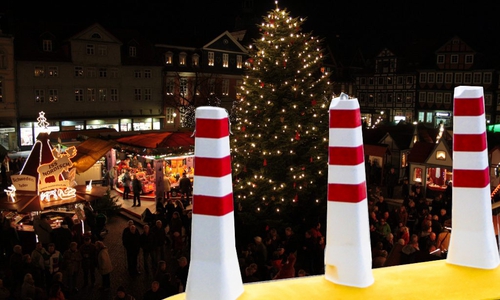 City-Safe Absperrungen sollen die Zufahrt verhindern. Foto: Werner Heise/Stadt Wolfenbüttel