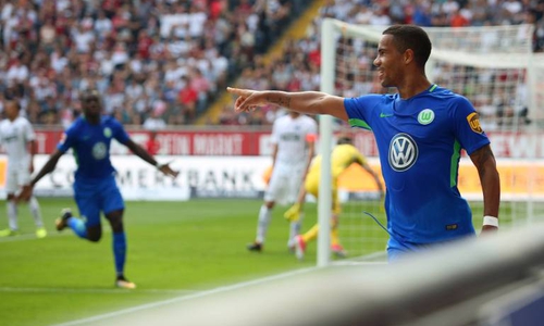 Daniel Didavi mit dem ersten Treffer der Saison für den VfL Wolfsburg. Foto: imago/Regios24