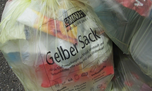 Noch werde die Gelbe Tonne nicht offiziell eingeführt. Man könne sie aber schon anmieten. Symbolfoto: Pixabay