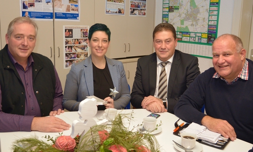 Frank Oesterhelweg, Sarah Grabenhorst-Quidde, Uwe Lagosky und Norbert Löhr. Fotos: CDU