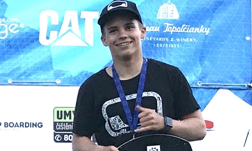 Der 15-jährige Oliver Ullrich aus Wolfenbüttel schaffte es erfolgreich auf das Podium. Foto: privat