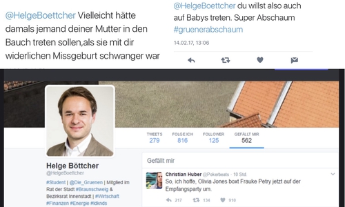 Helge Böttcher steht im Kreuzfeuer der Kritik. Collage: Braumann