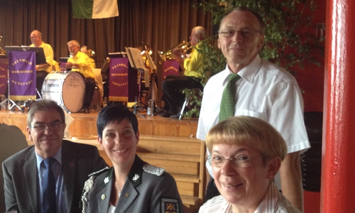 Sitzend von links: Karl-Jürgen Heldt, Sarah Grabenhorst-Quidde, Veronika Feldmann.
Stehend: Bernward Köbbel. Foto: Privat