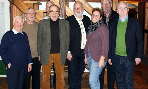 Neuer Vorstand. Von links: Hiltrud Bayer, Horst Höfken, Olaf Albrecht, Arnd Stöckmann, Detlef Sandvoß, Sonja Hensel, Michael Sandte u. Falk Hensel. Foto: Privat