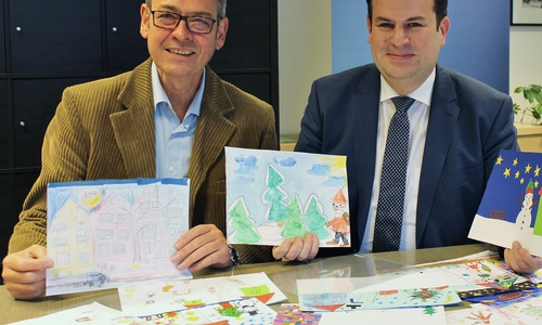 Matthias Möhle (l.) und Hubertus Heil. Foto: Büro Heil