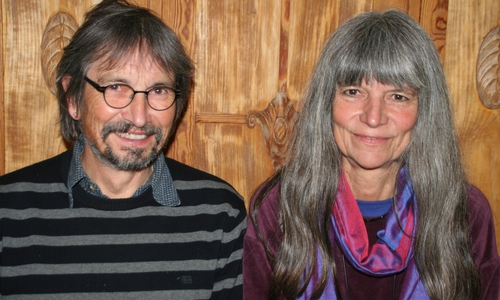 Sabine Auschra und Diethelm Krause-Hotopp bilden die grüne Fraktion im Destedter Ortsrat. Foto: Christian Rothe-Auschra