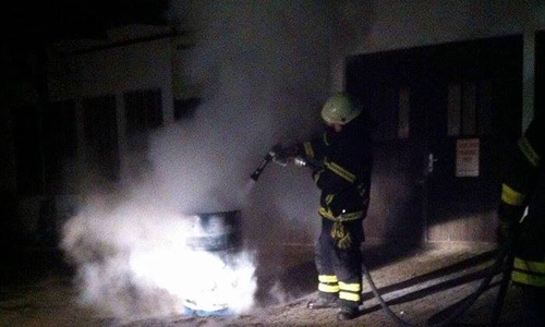 Brand am Rosenwall. Foto: Feuerwehr