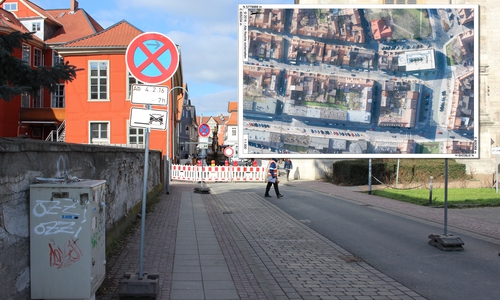 Die Verwaltung der Stadt Wolfenbüttel schlägt vor, die aktuelle Verkehrsführung und die Sperrung der Kleinen Kirchstraße beizubehalten. Foto: Stadt Wolfenbüttel/Archiv
