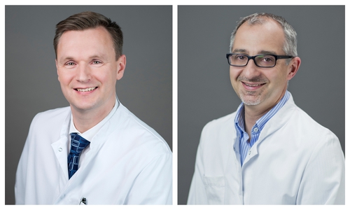 Dr. Mark Jäger und Prof. Dr. Kinan Rifai. Foto: Klinikum Wolfenbüttel