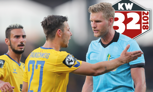 Onur Bulut und Niko Kijewski wollen mit Eintracht Braunschweig den ersten Sieg der Saison einfahren. Foto: Agentur Hübner