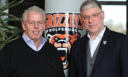 Neuer Cheftrainer: Pat Cortina (links) mit Charly Fliegauf. Foto: imago(Regios24)
