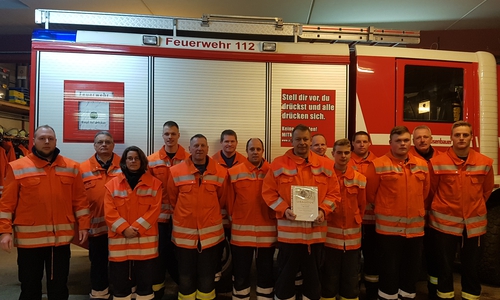 Gruppenbild der 2. Gruppe. Foto: Freiwillige Feuerwehr Sickte