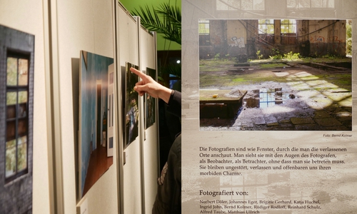 Auf der Fotoausstellung gab es schaurig schöne Orte zu sehen. Foto: Alexander Panknin