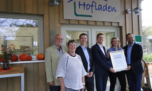 „Der Hof hat jetzt sozusagen eine riesige Spardose, die ihm als Sicherheit dient.“ Foto: Sparkasse Gifhorn-Wolfsburg