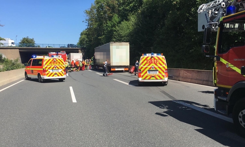 Auf der A 39 hat es schon wieder gekracht. Fotos und Video: aktuell24/BM