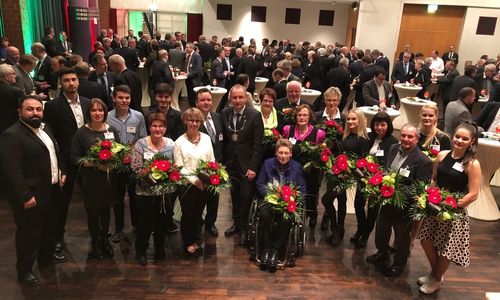 Zum Neujahrsempfang der Stadt Peine waren zahlreiche Gäste aus Politik, Wirtschaft und Vereinsleben gekommen. Fotos: Marc Angerstein