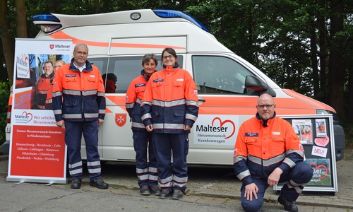 Letzte Wünsche erfüllen. Die  Malteser in Gifhorn beteiligen sich am Projekt Herzenswunsch-Krankenwagen. Foto: Malteser
