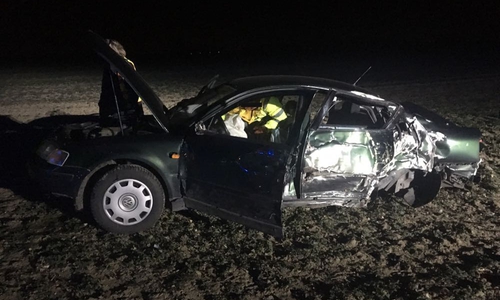 Am Unfallfahrzeug entstand Totalschaden. Fotos/Video: aktuell24 (KR)