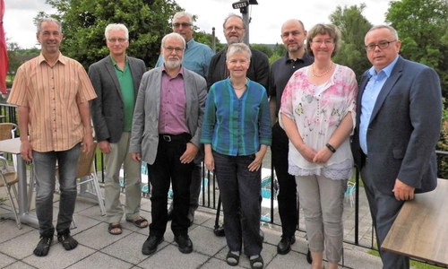 Von links: Detlef Justen (WSV), Holger Barkhau (Fraktionsvorsitzender), Hilmar Nagel, Rainer Porath (WSV), Ehrhard Dette, Christiane Wagner-Judith, Reinhard Gerndt, Nina Justen (WSV) und Andreas Meißler (WSV). Foto: Andreas Meißler