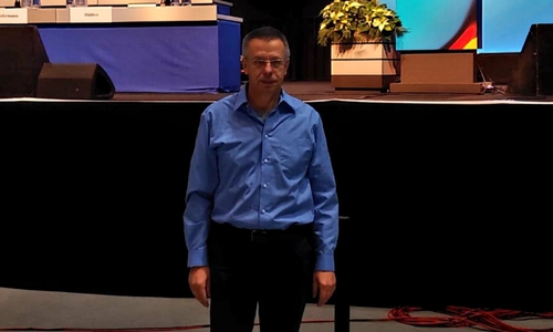 Frank Lange auf dem AfD-Bundesparteitag in Braunschweig. Foto: AfD