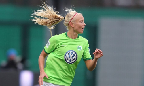 Hat verlängert: Pernille Harder. Foto: Agentur Hübner