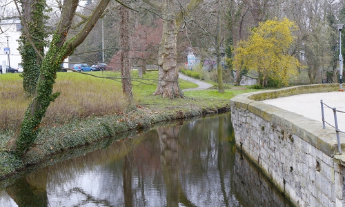 Die Oker wird am Zimmerhof noch einmal abgesenkt. Foto: Stadt Wolfenbüttel 
