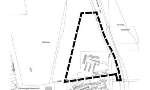 Geplantes Baugebiet. Karte: Stadt Salzgitter