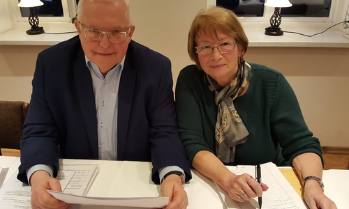 Klaus Hantelmann und Elke Großer. Foto: CDU
