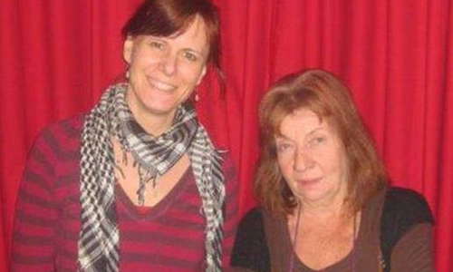 Nadja Frick und Claudia Rothberger. Foto: Die Linke