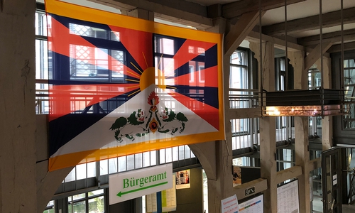 Die Stadt Wolfenbüttel setzt ein Zeichen für Tibet. Foto: Stadt Wolfenbüttel