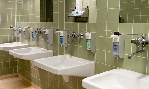 Das Klinikum Wolfsburg hält sich in Hinblick auf die Hygiene an alle Vorschriften. Foto: Lars Landmann