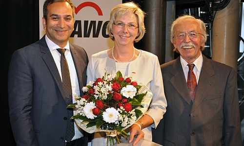 Rifat Fersahoglu-Weber, Gabriele Siebert-Paul und Walter Hiller. Foto: Privat