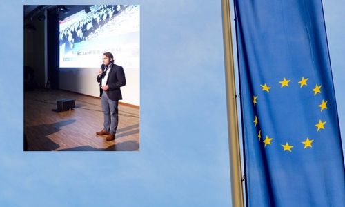 Europa-Experten Ingo Espenschied referierte über die Geschichte Europas. Fotos: Stadt Wolfsburg/pixabay