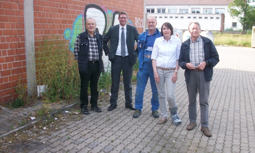 Von links: Johann Seifert, Marco Kelb,  Ingo Geisler, Ulrike Bosse,  Dr. Manfred Bormann (CDU) Foto: Privat