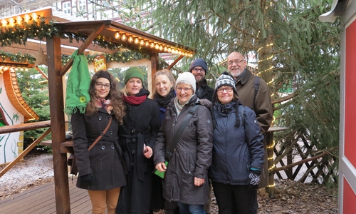 Die gesamte Tour zu den Weihnachtsmärkten wurde mit den Eco-Bus realisiert. Foto: GRÜNE
