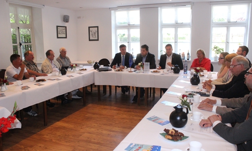 David McAllister, Landesvorsitzender der CDU Niedersachsen, sprach in Wolfenbüttel zu den bevorstehenden Kommunalwahlen. Foto: Anke Donner 