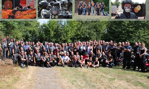Knapp 150 Motorradfans folgten dem Aufruf. Fotos: Sandra Zecchino